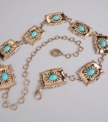 Hometown Rodeo Concho Chain Belt