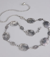 Cowgirl Core Concho Chain Belt