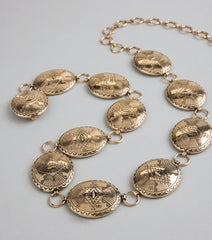 Icon Energy Etched Statement Belt