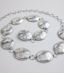 Icon Energy Etched Statement Belt