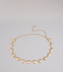 Wanderlust Dreams Heart Chain Belt