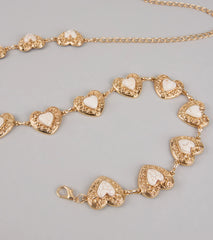 Wanderlust Dreams Heart Chain Belt