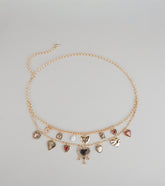 Heart Collector Layered Charm Belt