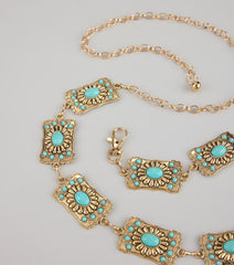 Wild Spirit Concho Chain Belt