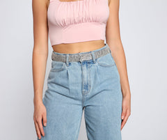 All That Glitz Rhinestone Belt