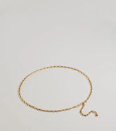 Stylishly Sleek Chain-Link Belt