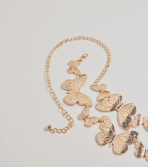Bohemian Charm Butterfly Chain Belt
