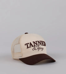 Tanned & Tipsy Snap Back Trucker Hat