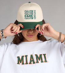 Catch Me At Kickoff Cane U Baseball Cap