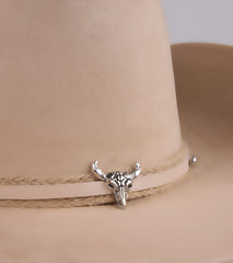 Bullseye Faux Suede Cowboy Hat
