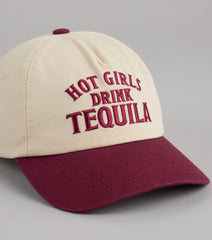 Hot Girls Drink Tequila Baseball Cap