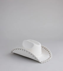 Country Girl At Heart Stitched Cowboy Hat