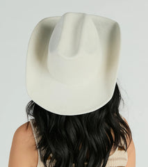 Cowgirl Cutie Faux Wool Hat