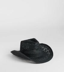 Country Girl At Heart Straw Cowboy Hat