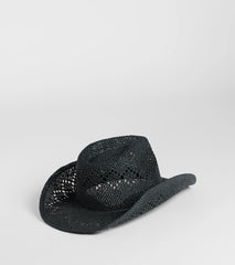Country Girl At Heart Straw Cowboy Hat