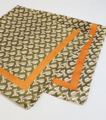 Luxe Flair Woven Loop Satin Scarf