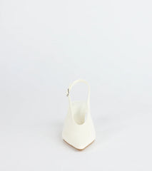 Lookin' Sleek Sling-Back Stiletto Pumps