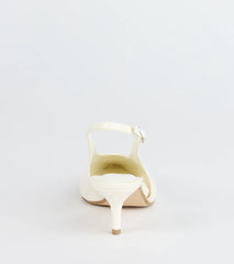 Lookin' Sleek Sling-Back Stiletto Pumps