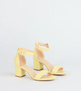 Chic Steps Low Block Heels