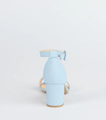 Chic Steps Low Block Heels