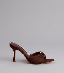 Touch Of Drama Stiletto Mules