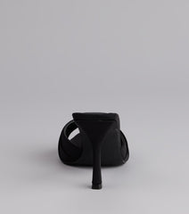 Touch Of Drama Stiletto Mules