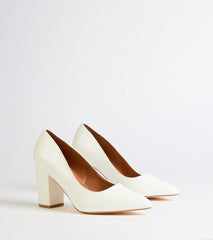 All Classy Block Heel Pumps