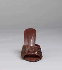 Night Glam Rhinestone Mesh Stiletto Heels