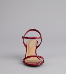 Sleek And Simple Patent Kitten Heels