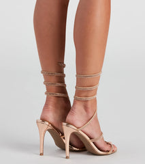 Fancy Feet Spiral Stiletto Heels