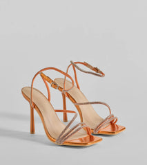 Bring On The Glitz Rhinestone Stiletto Heels
