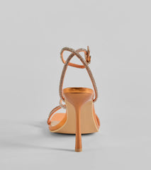 Bring On The Glitz Rhinestone Stiletto Heels