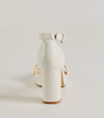 Essential Chic Staple Platform Block Heels