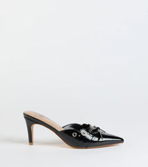 Sweetest Gift Closed Toe Bow Stiletto Pumps