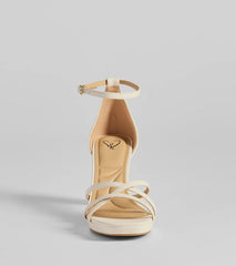 Elevated Strappy Block Heels