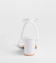 Step Into Chic Strappy Block Heels