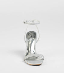 Sparks Fly Glitter Mesh Stiletto Heels