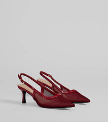 Poised Perfection Pointy Kitten Heel Pumps