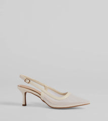 Poised Perfection Pointy Kitten Heel Pumps