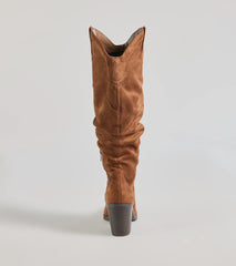 Strut In Style Slouched Under-The-Knee Boots