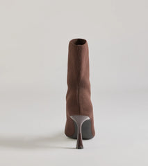 It-Girl Strut Knit Stiletto Booties