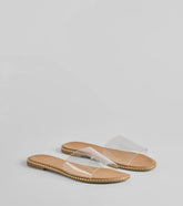 Clear Obsession PVC Flat Sandals