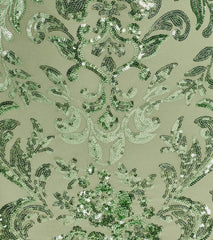 Aubree Lace-Up Sequin Party Dress