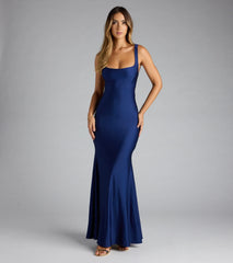 Gabriella Lace-Up Mermaid Formal Dress