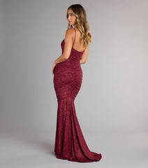 Sofia Glitter Mermaid Formal Dress