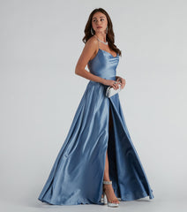 Kailey Formal Lace-Up A-Line Dress