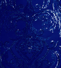 Jessa Lace-Up Mermaid Sequin Formal Dress