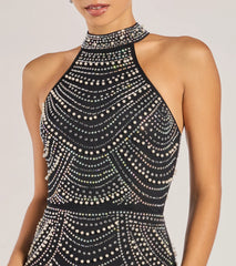 Sloane Rhinestone And Faux Pearl Mermaid Dress