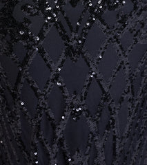 Esmeralda Halter Mermaid Sequin Formal Dress