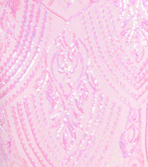 Kensie V-Neck Mermaid Sequin Formal Dress